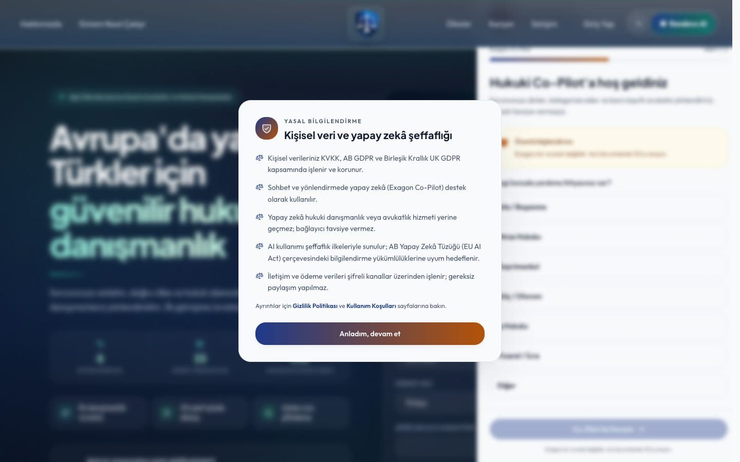 AvukatLazim website