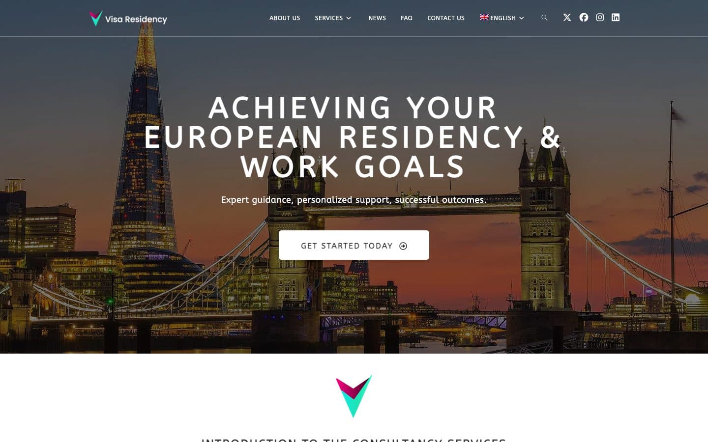 VisaResidency website